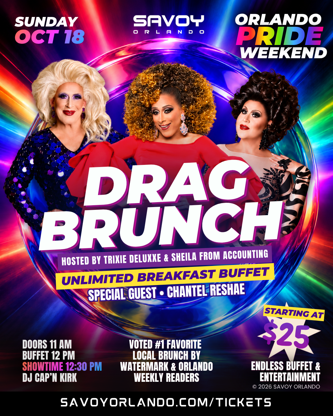 Sunday Drag Brunch – Entry