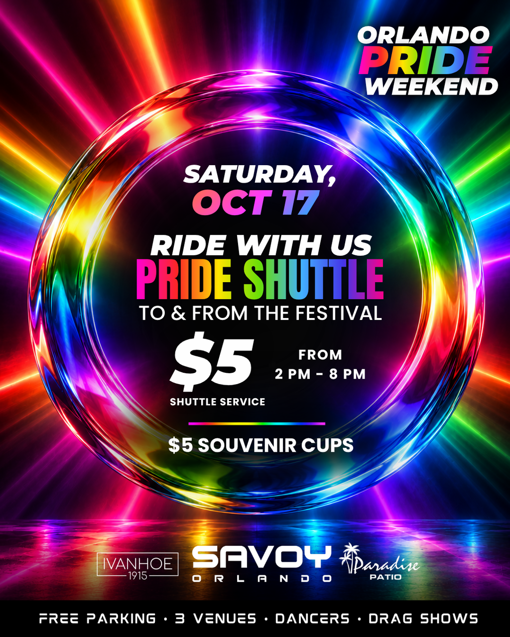 Orlando Pride at Savoy – Tickets