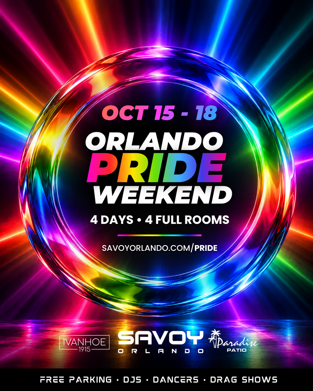 Orlando Pride at Savoy – Tickets