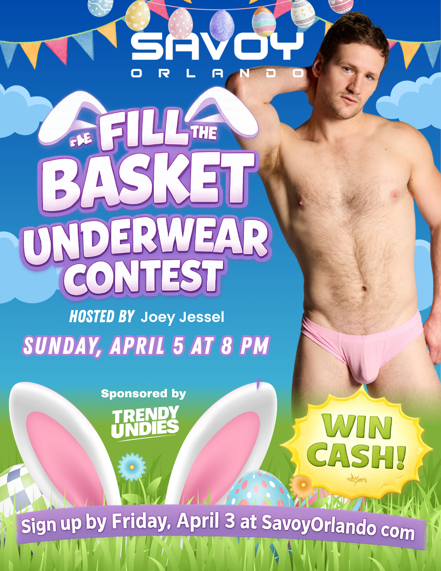 Fill the basket udnerwear contest